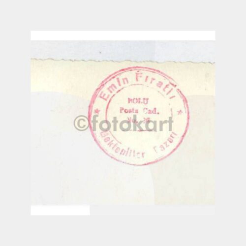 1940 Bolu Abant Gölü - Damgalı Fotoğraf