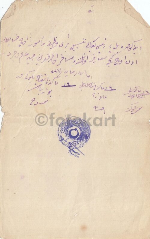1920 Çerkez Ethem Osmanlıca Belgeler - Görsel 4