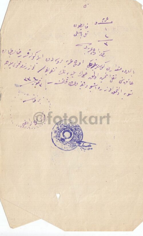 1920 Çerkez Ethem Osmanlıca Belgeler - Görsel 16