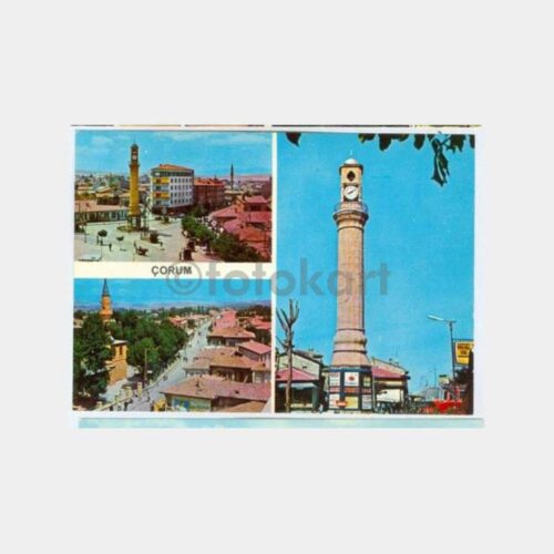 1979 Çorum 3 Değişik Görünüş Kartpostal