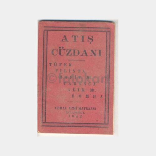 1942 Atış Cüzdanı Defter