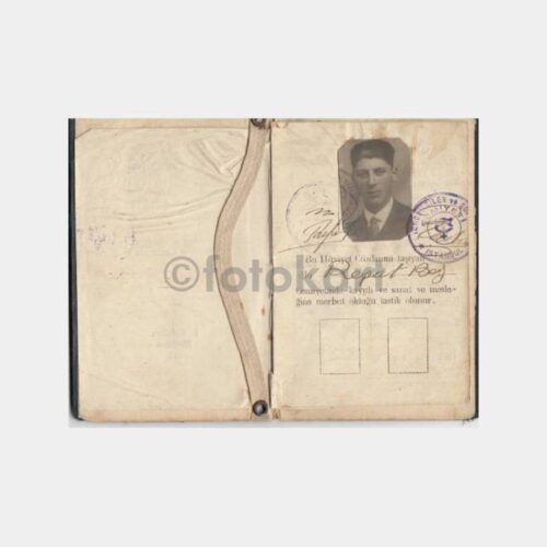 1930 İstanbul Şoförler Cemiyeti Kimlik Defteri - Görsel 5