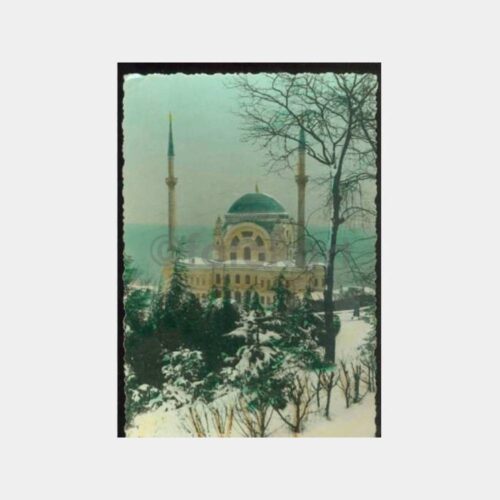 1958 Dolmabahçe Camii Görünüş Fotokart