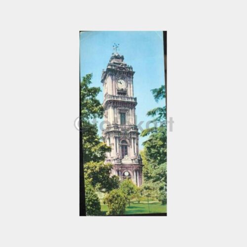 1968 Dolmabahçe Saat Kulesi Büyük Kartpostal