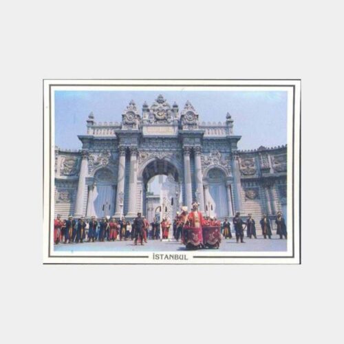Mehter Takımı Dolmabahçe Sarayı Önünde Kartpostal