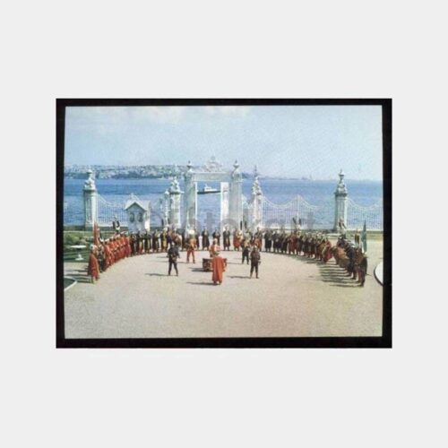 Mehteran Bölüğü Dolmabahçe Sarayında Kartpostal