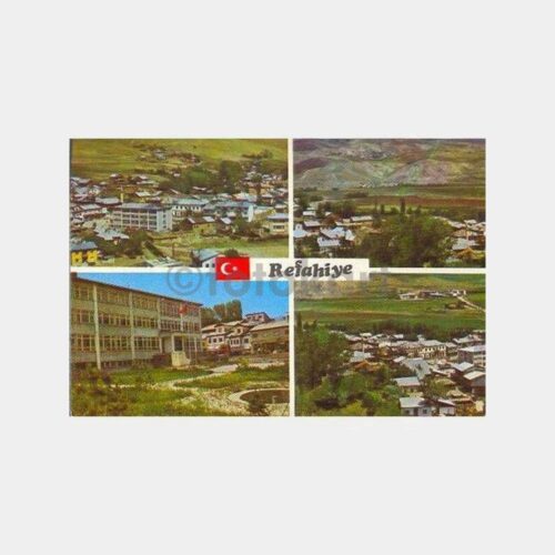 Erzincan Refahiye 4 Görünüş Kartpostal