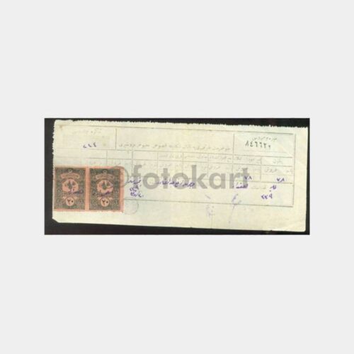 1918 Erzincan Maliye Makbuzu