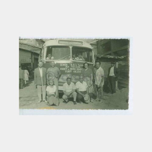 1960 İzmir Mercedes Otobüs Konulu Fotoğraf