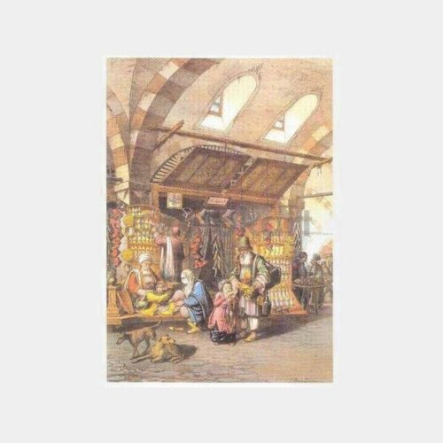 Kapalı Çarşı Tablo Kart - Jean Brindesi