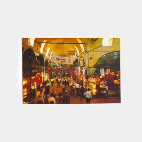 İstanbul Kapalı Çarşı İçi Kartpostal