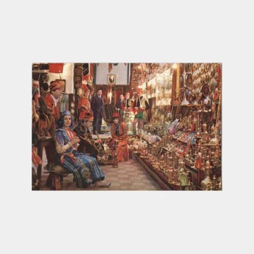 İstanbul Kapalı Çarşı İç Görünüş Kartpostal