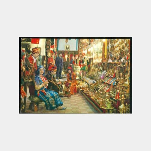 İstanbul Kapalı Çarşı Görünüş Kartpostal