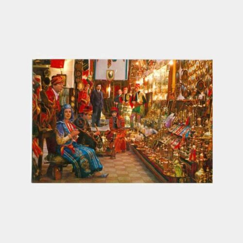 1970 Kapalı Çarşı - Folklor Görünüş Kartpostal