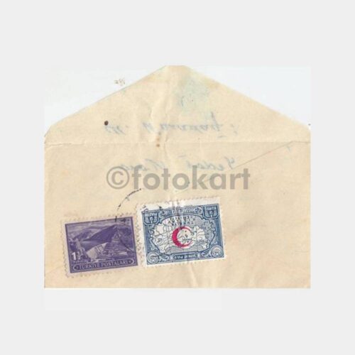 Çubuk Barajı - Kızılay Pullu Tebrik Zarfı