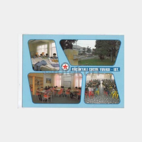 1991 Küçükyalı Çocuk Yuvası Konulu Kartpostal