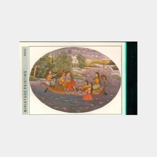 Hindistan Minyatür Sanatı Tablo Kartpostal
