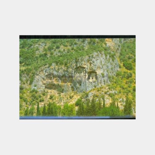1975 Muğla Dalyan Kaunos Görünüş Kartpostal