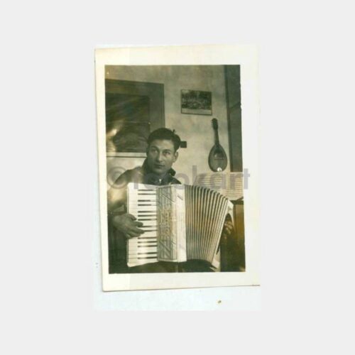 1937 Nazilli - Müzik Akordeon Konulu Fotoğraf