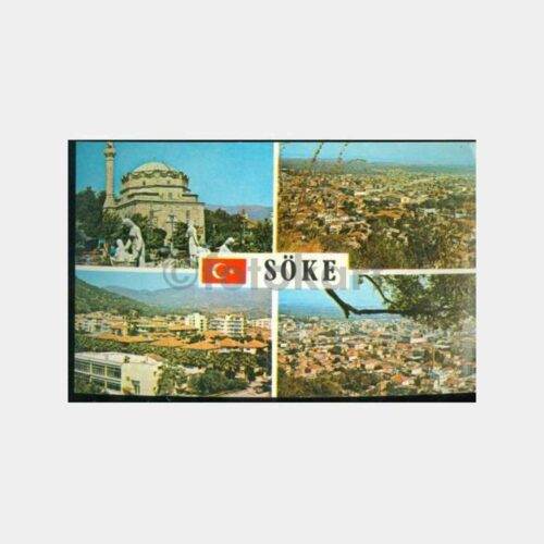 1970 Söke 4 Görünüş Kartpostal