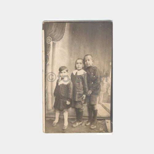 1926 Okul Çocukları Stüdyo Fotoğrafı