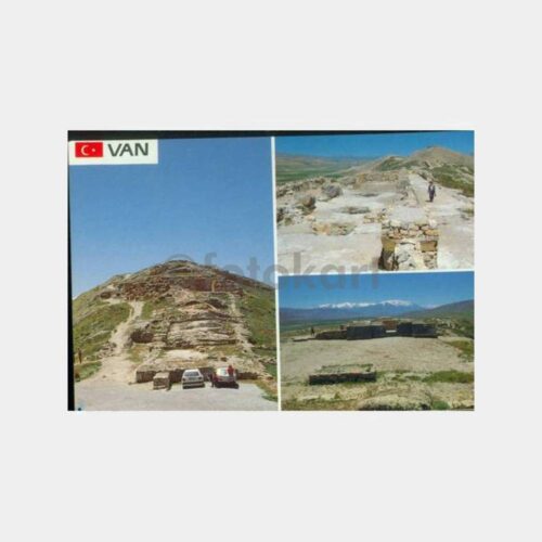 1990 Van Çavuştepe Kalesi Görünüş Kartpostal