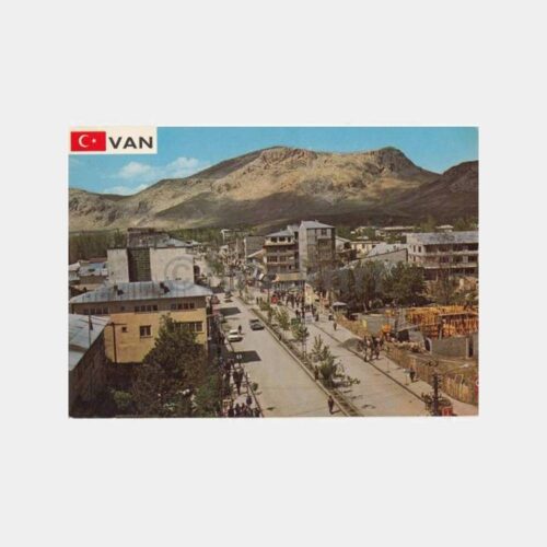 1980 Van Cumhuriyet Caddesi Görünüş Kartpostal