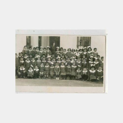 1940 Adana İsmet İnönü Okulu Grup Fotoğraf