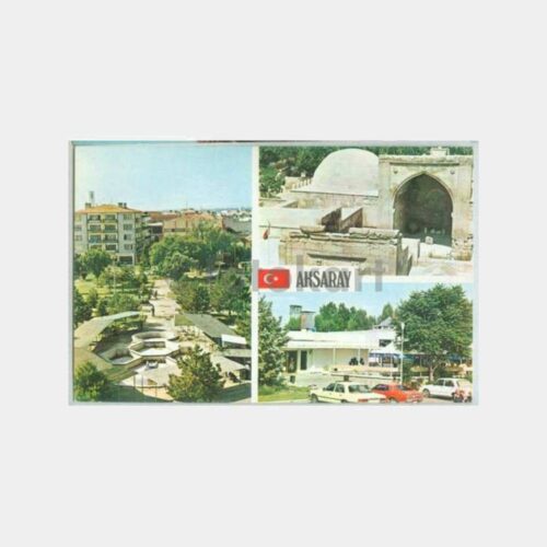 1975 Aksaray Şehirden 3 Görünüş Kartpostal