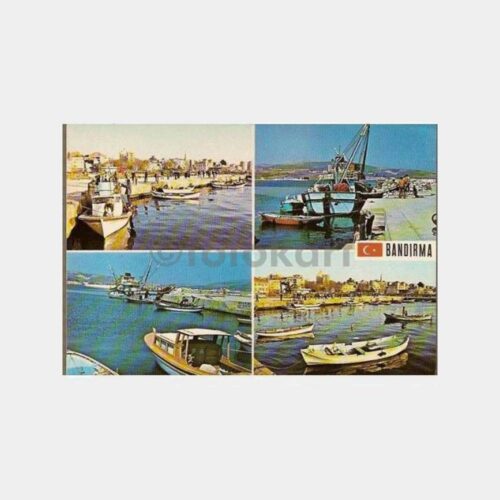 Bandırma Kayıklar 4 Görünüş Kartpostal