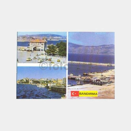 Bandırma 3 Görünüş Kartpostal