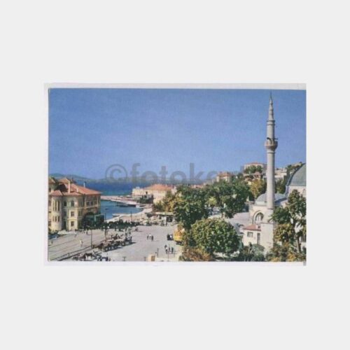 Bandırma İskele Meydanı Görünüş Kartpostal