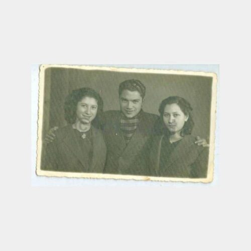 1950 Bandırma -Foto Opak- Aile Görünüş Fotoğraf