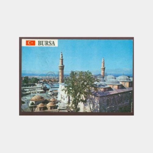 1970 Bandırma İskele Meydanı Görünüş Kartpostal