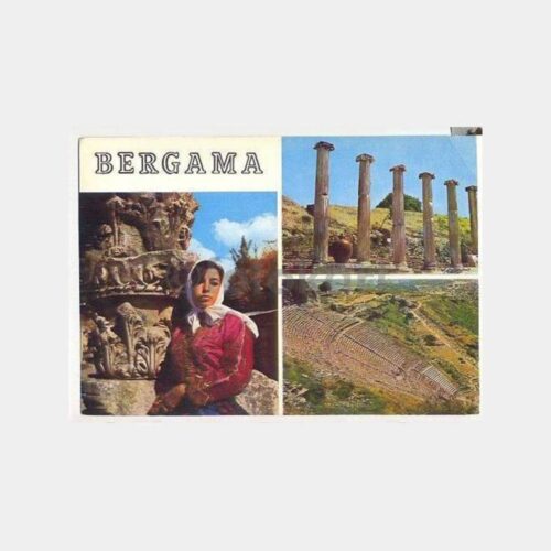 1968 Bergama 3 Görünüş  Kartpostal