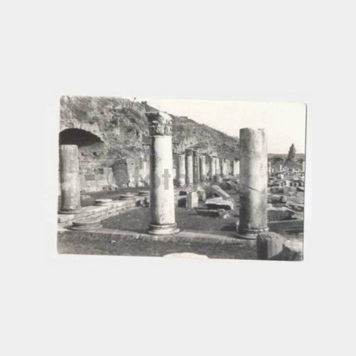 Bergama Antik Sütunlar Görünüş Fotoğraf