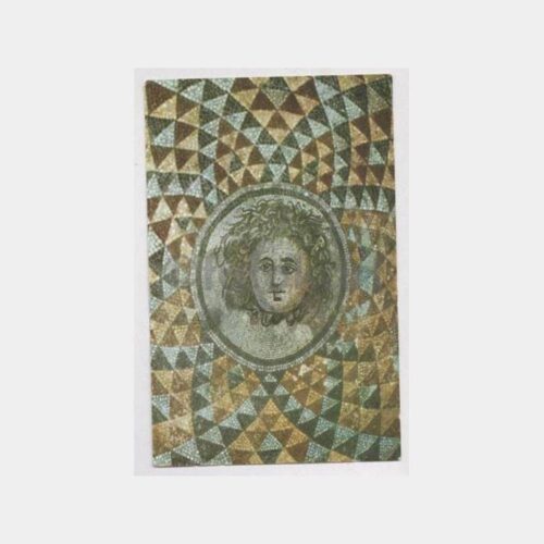 Bergama Medusa Mozaik Görünüş Kartpostal
