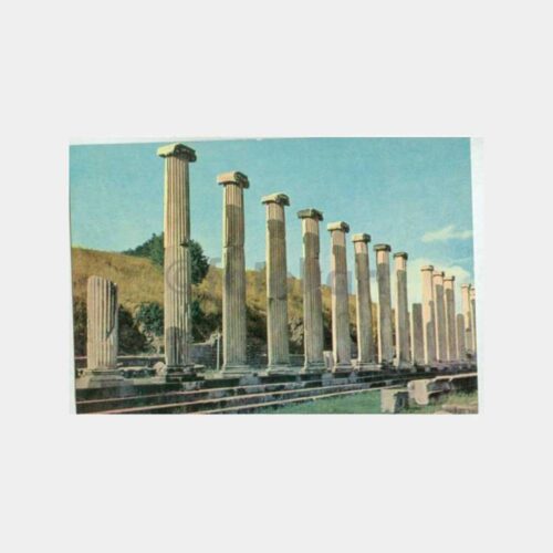 1964 Bergama Antik Harabeler Görünüş Kartpostal