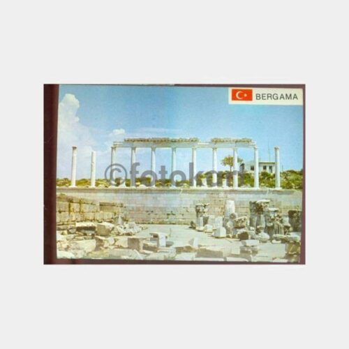 1986 Bergama Antik Şehir Görünüş Kartpostal