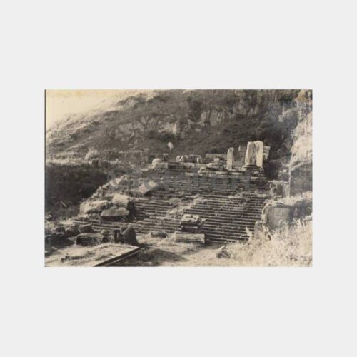1940 Bergama Dionisos Mabedi Görünüş Kartpostal