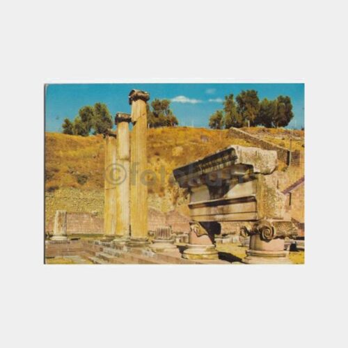 1971 Bergama Akropol Görünüş Kartpostal
