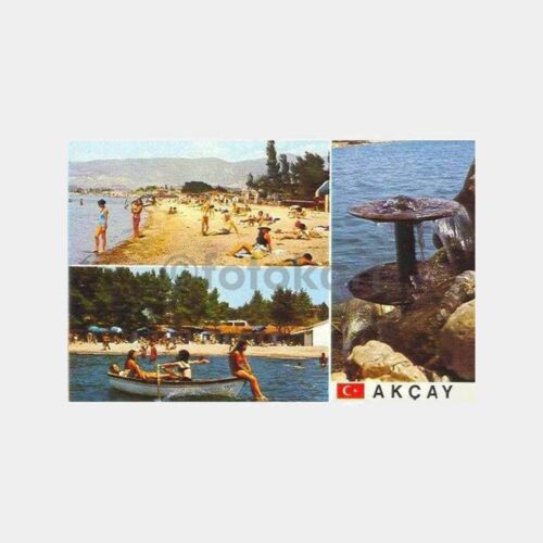Edremit Akçay 3 Değişik Görünüş Kartpostal