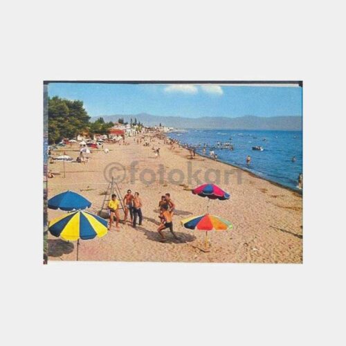 Edremit Akçay Plajları Görünüş Kartpostal