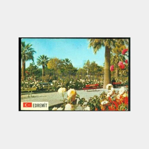 1978 Edremit Parkı Görünüş Kartpostal