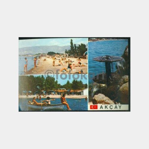 1975 Edremit Akçay Görünüş Kartpostal