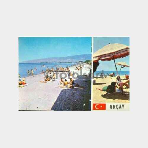 1975 Edremit Akçay Görünüş Kartpostal