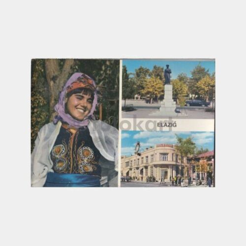 1972 Elazığ Folklor 2 Görünüş Kartpostal