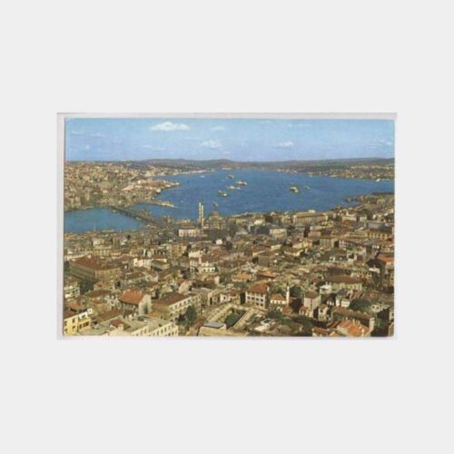 İstanbul Eminönü ve Boğaziçi Görünüş Kartpostal