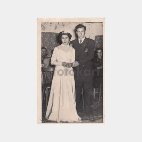 1954 Eskişehir Gelin Damat Konulu Fotoğraf