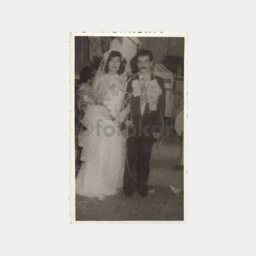 1960 Eskişehir Gelin Damat Konulu Fotoğraf
